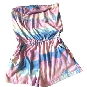 NWOT RAYA SUN TYE DYE SWIM COVER UP/ROMPER